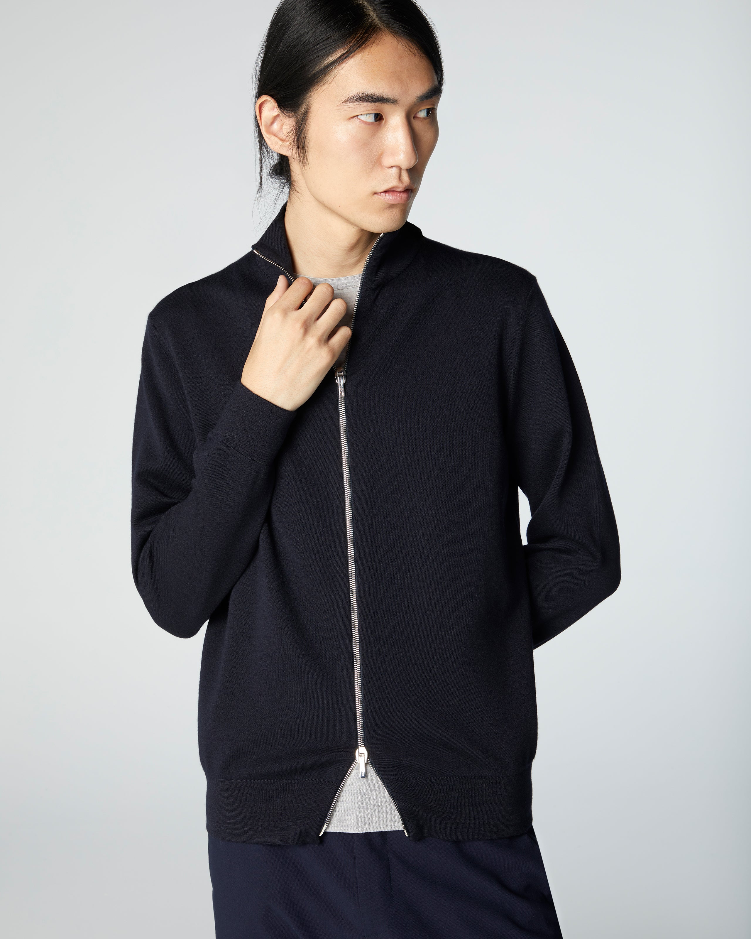 Zip Cardigan – Manrico Cashmere