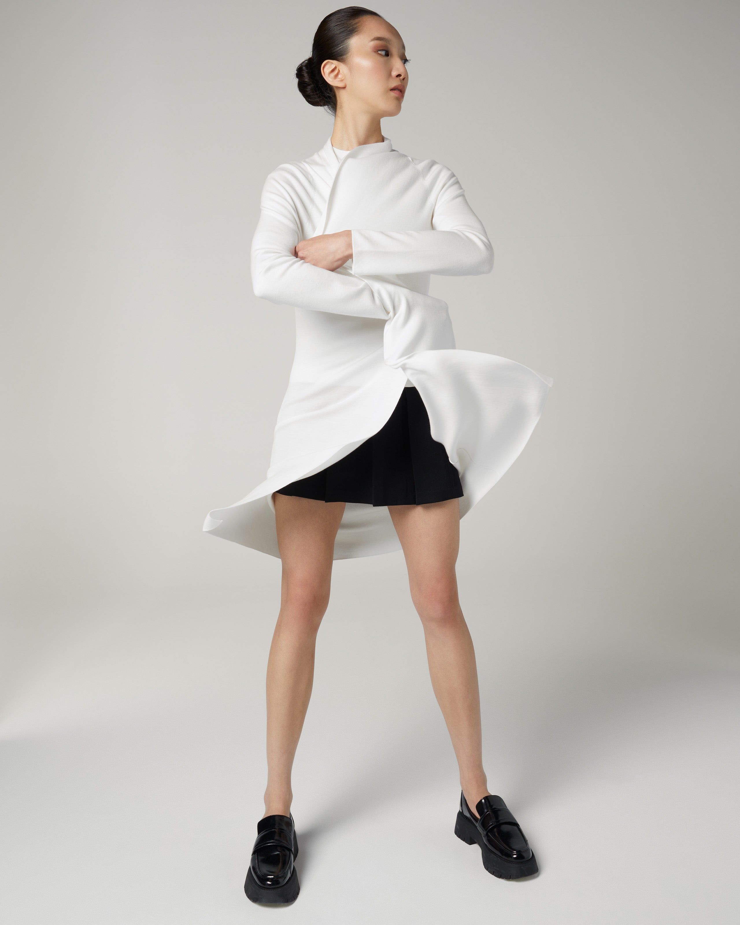 shawl collar long cardigan